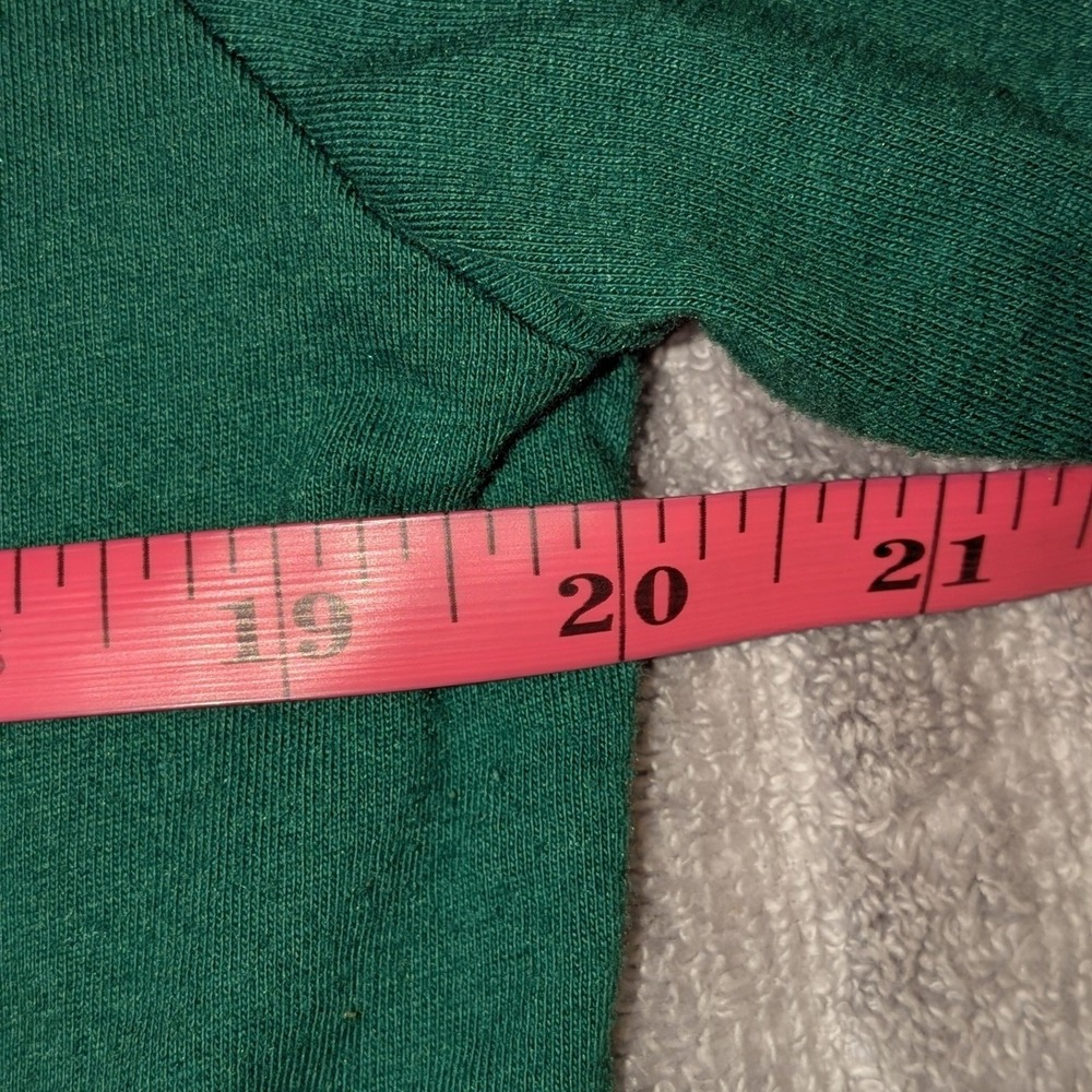 Stranger Things Camp Know Where 85‎ Ringer T-Shirt Large Green Yellow Netflix - Picture 8 of 8